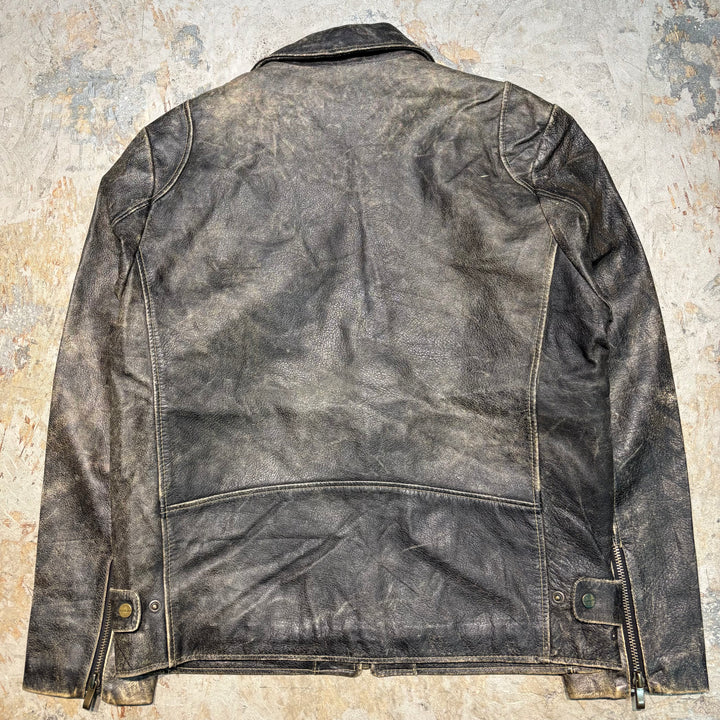 古着 WILSONS LEATHER/ ウィルソンズレザー/ ジップアップレザージャケット/ サイズM