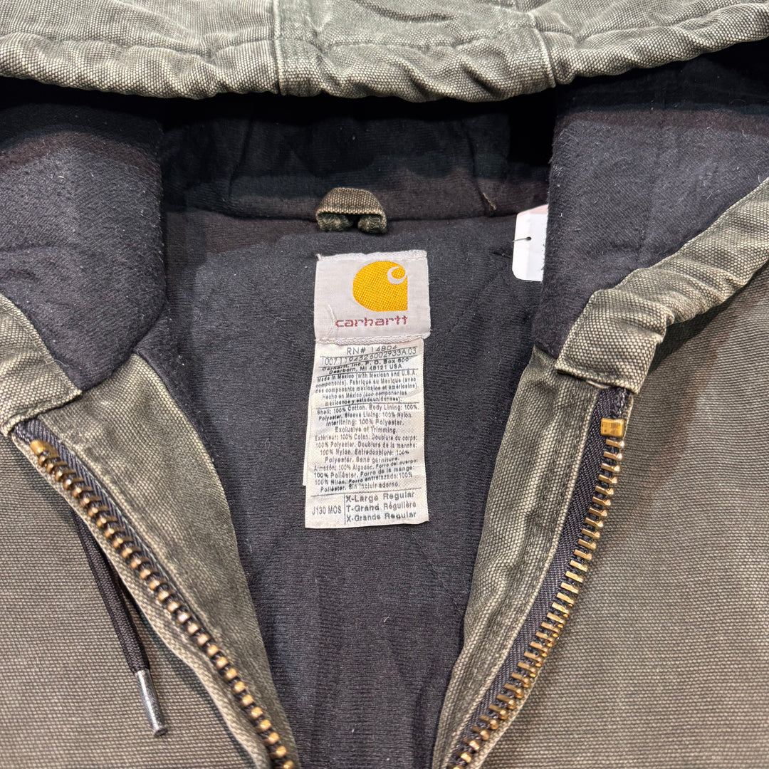 古着 carhartt/ カーハート/ アクティブジャケット/ 裏地キルティング/ サイズXL