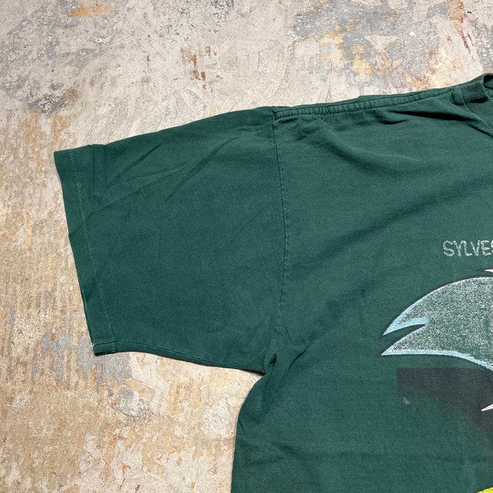 #4284 Unknow/short sleeve t-shirt Tee/シングルステッチ/半袖Tシャツ/90's/トゥイーティー/シルベスター/MADE IN USA/サイズXL