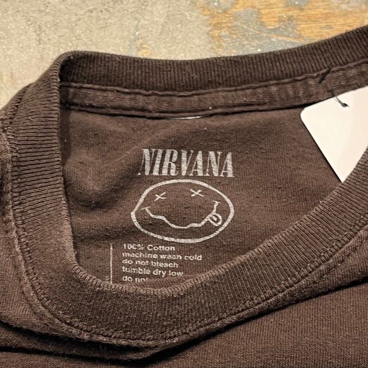 중고 의류 Nirvana/Nirvana/Rock Printed T-Shirt/Size S