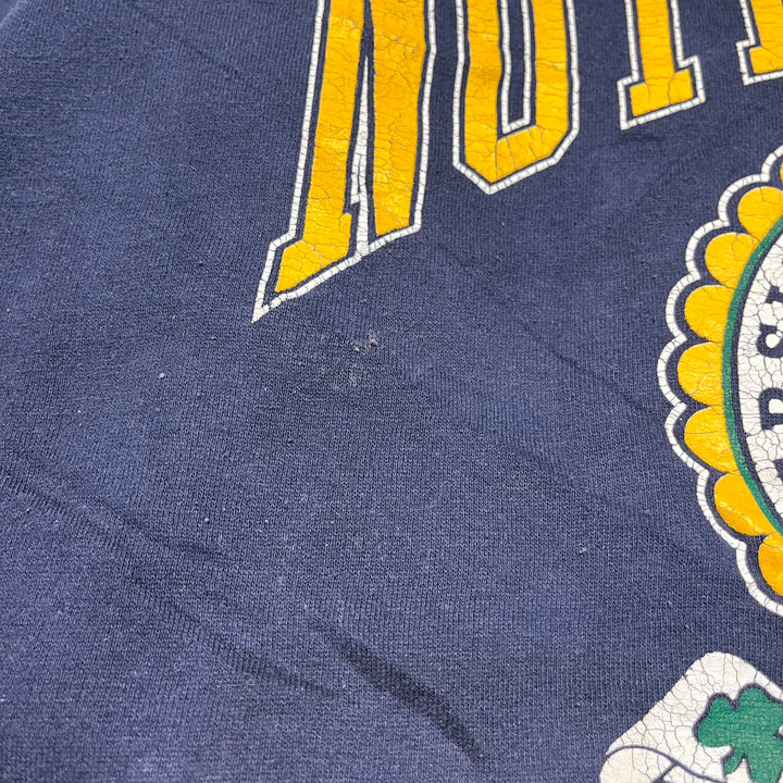 #4061 古着 Unknow/Crew neck sweat/クルーネックスウェット/NOTRE DAME/カレッジロゴ/サイズL
