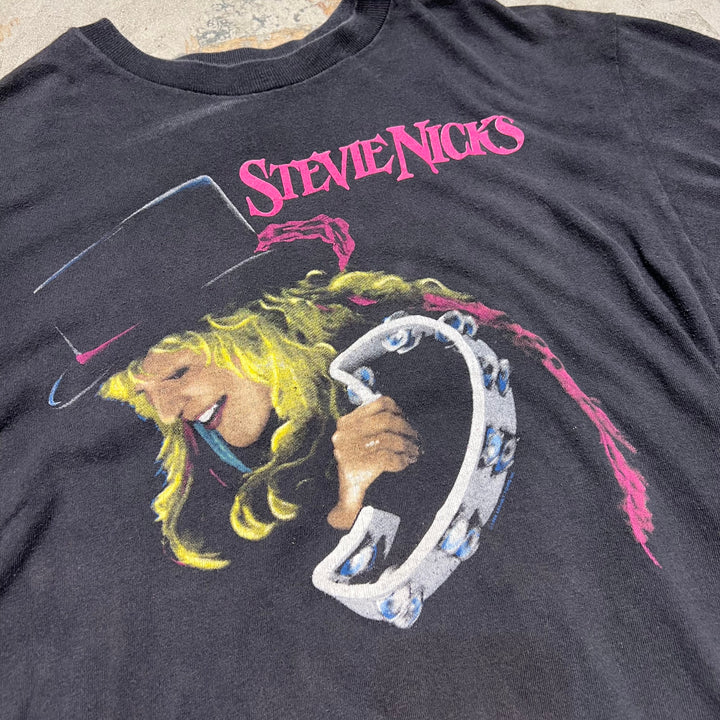 古着 USA製 90's~ ヘインズ / スティーヴィー・ニックス / ヴィンテージ シングルステッチ プリントTシャツ/サイズL