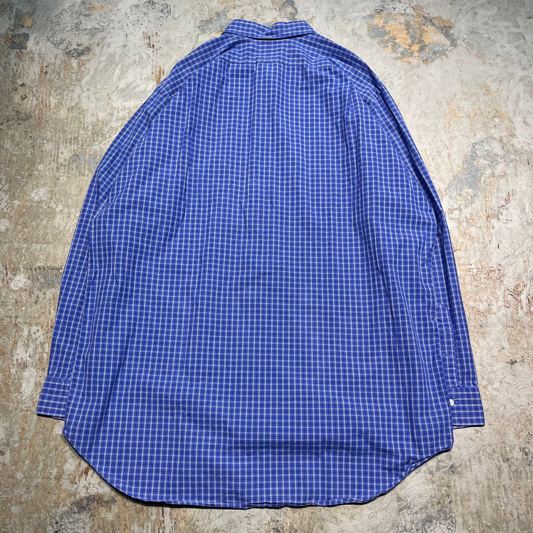 #4405 Used clothing Ralph Lauren/Long Sleeve Shirt/Long Sleeve Shirt/Checked Plaid/Size 2XLT TALL