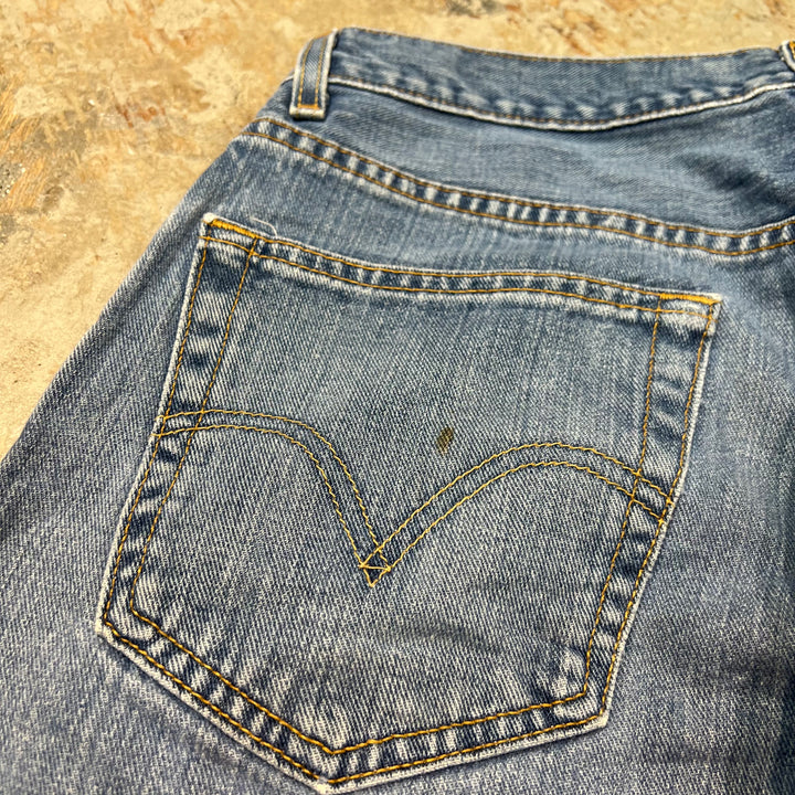旧衣Levi's/李维斯/Denim Pants/牛仔短裤/569/实际尺寸33×29