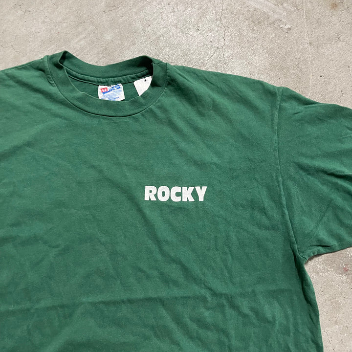 古着 USA 90's~ ヘインズ/ロッキー・マウンテン・カレッジ/カレッジロゴ/ヴィンテージ シングルステッチ プリントTシャツ/サイズXL