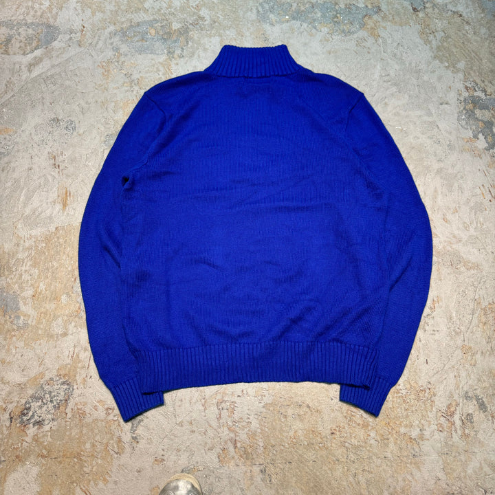 旧衣POLO by Ralph Lauren/ POLO拉尔夫劳伦/半拉链针织毛衣/尺寸L