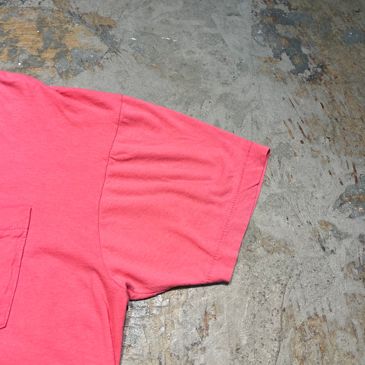 古着 USA製 90's フルーツオブザルーム / 無地 / ポケットTシャツ/サイズXL