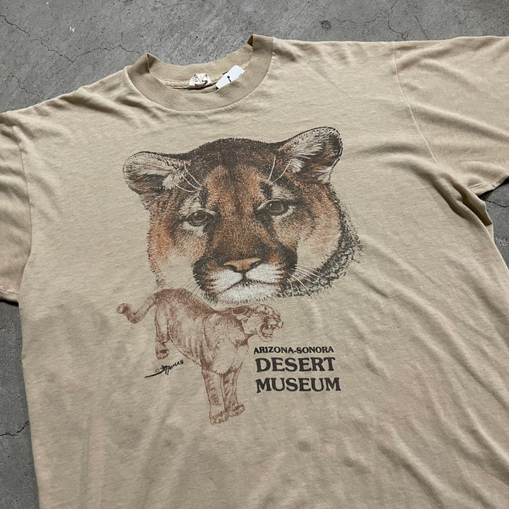 古着 USAVINTAGE アリゾナ・ソノラ 砂漠博物館 シングルステッチ Tシャツ サイズL