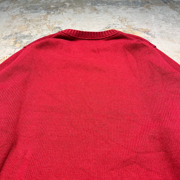#3689古着/L.L.Bean/エルエルビーン/コットンニット/Cottonknit/Vネック/サイズXXL