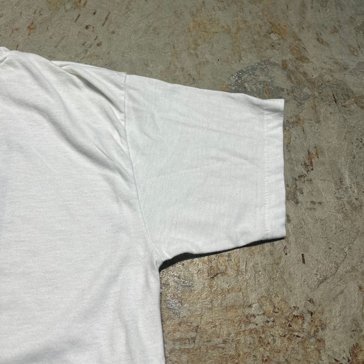 빈티지 뉴스 주간/올리가 힐/빈티지 싱글 스티치 프린트 티셔츠/크기 L 등반