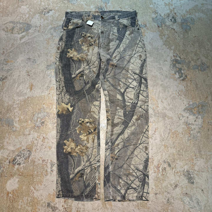 二手服裝Duxbak/ Ducksback/ Real Tree Camo褲子/尺寸W36 x L34
