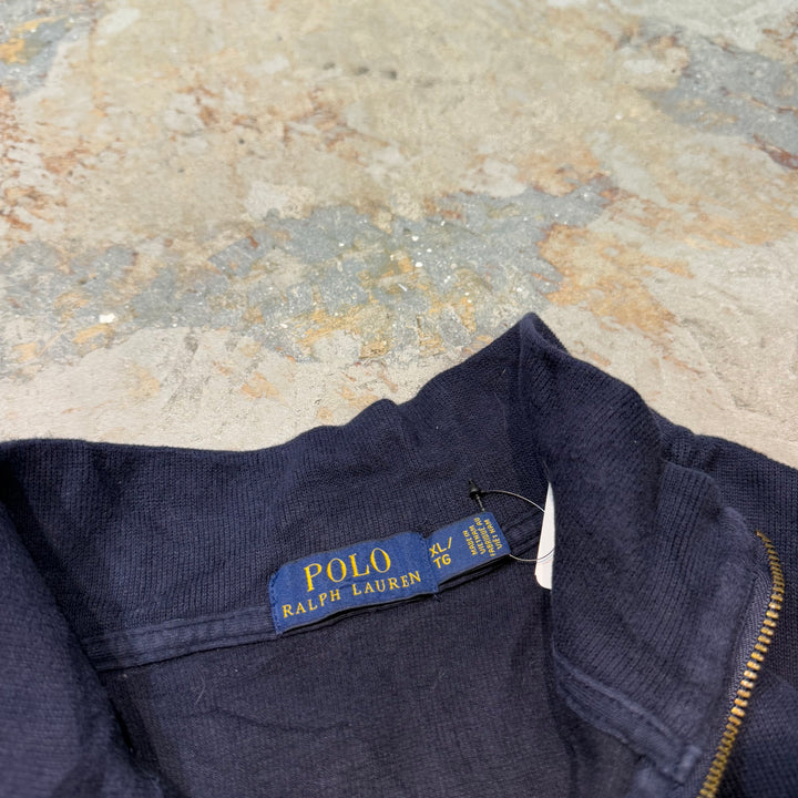 Ralph Lauren/ Polo Ralph Lauren/ Half Zip 니트 스웨터/ 크기 XL의 중고 의류 폴로