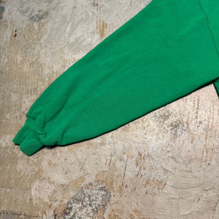 Used clothing Made in USA 80's~ RUSSELLATHLETIC/Russell Athletic/Crew neck blank wet/Plain/Size L