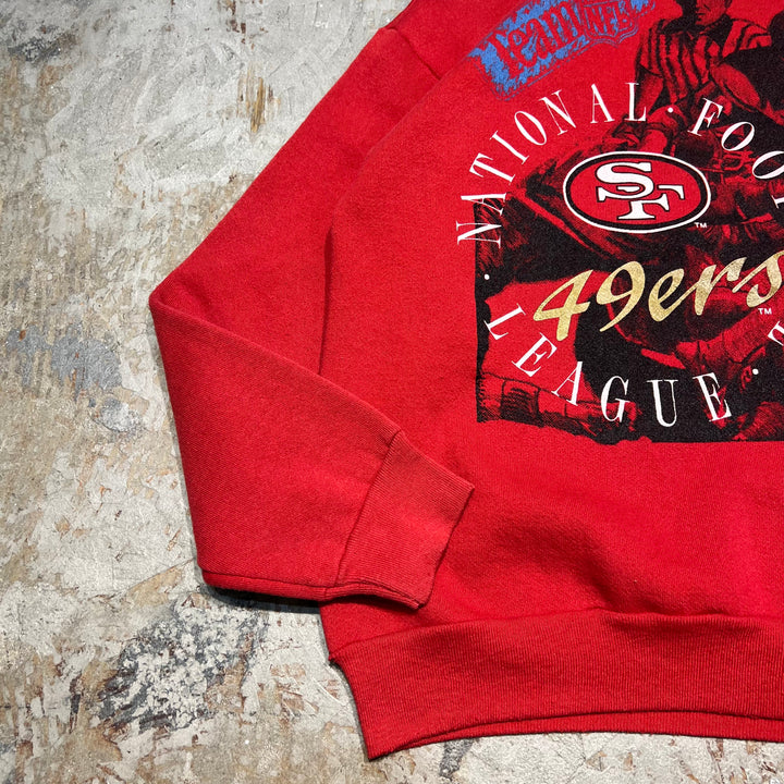 #3995 古着 Unknow/Crew neck sweat/クルーネックスウェット/サンフランシスコ・49ers/NFL/サイズ L