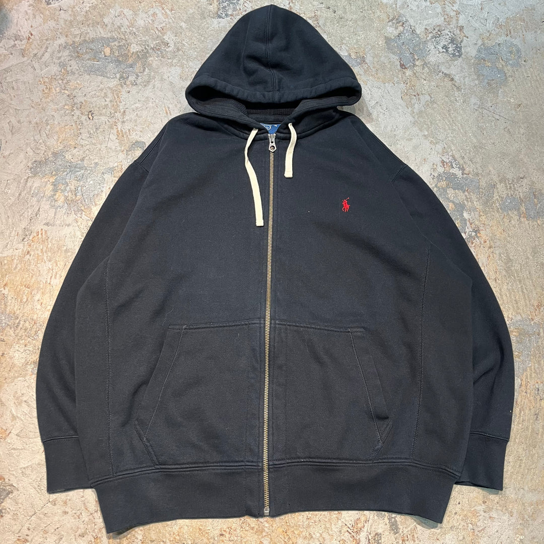 古着 90's〜 POLO by Ralph Lauren/ ポロラルフローレン/ジップアップパーカー/ダブルフェイス/サイズXL