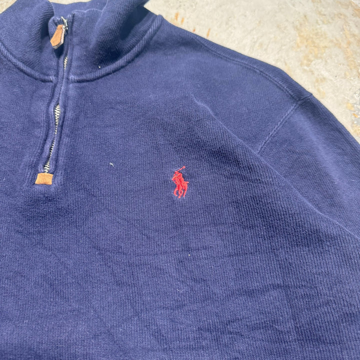 Ralph Lauren/ Polo By Ralph Lauren/ Half Zip Knit 스웨터/ 사이즈 S의 의류 폴로 사용