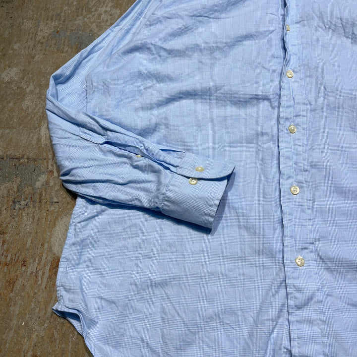 #4410 古着 Ralph Lauren/ラルフローレン/Long Sleeve Shirt/長袖シャツ/Check/チェック/サイズL相当