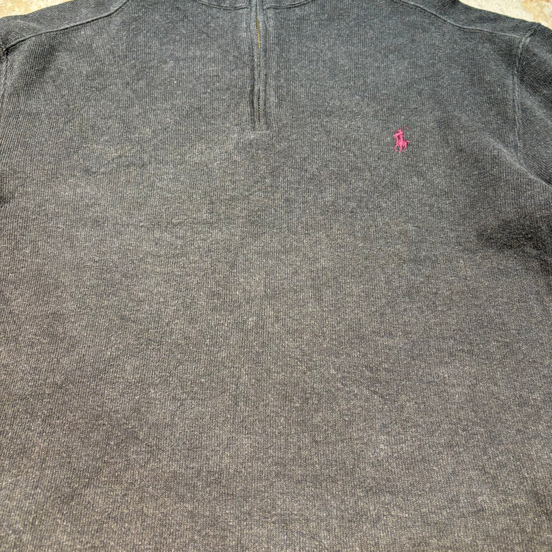 Used clothing POLO by Ralph Lauren/Polo Ralph Lauren/Half Zip Cotton Knit Sweater/Size S
