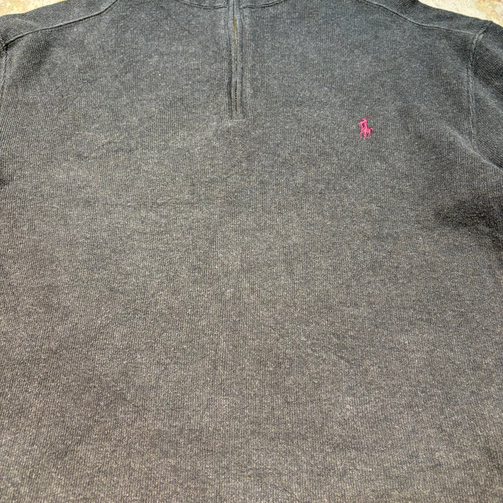 Used clothing POLO by Ralph Lauren/Polo Ralph Lauren/Half Zip Cotton Knit Sweater/Size S