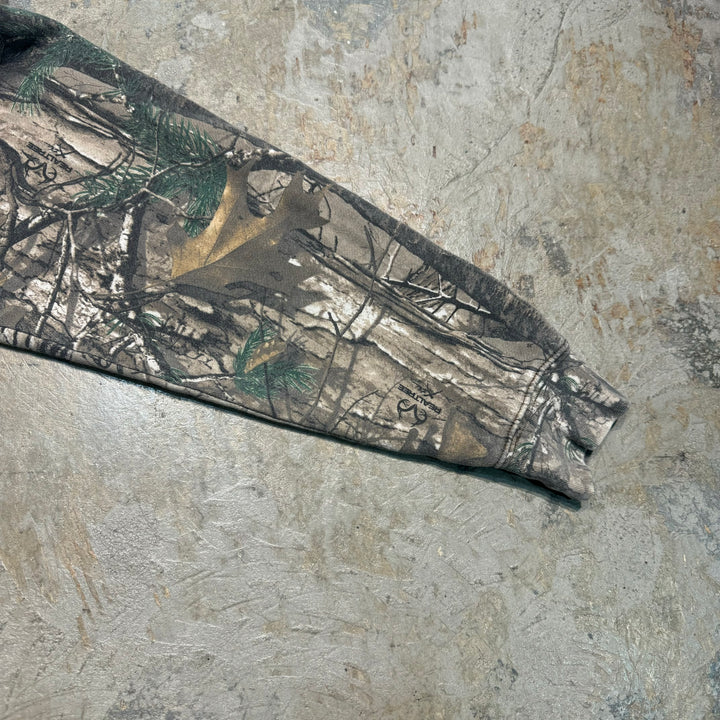 빈티지 의류 Cabela/Cabella/Real Tree Pattern/Pullover Hoodie/Size L