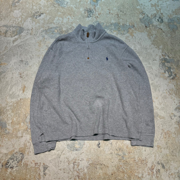 旧衣POLO by Ralph Lauren/ POLO拉尔夫劳伦/半拉链针织毛衣/尺寸L