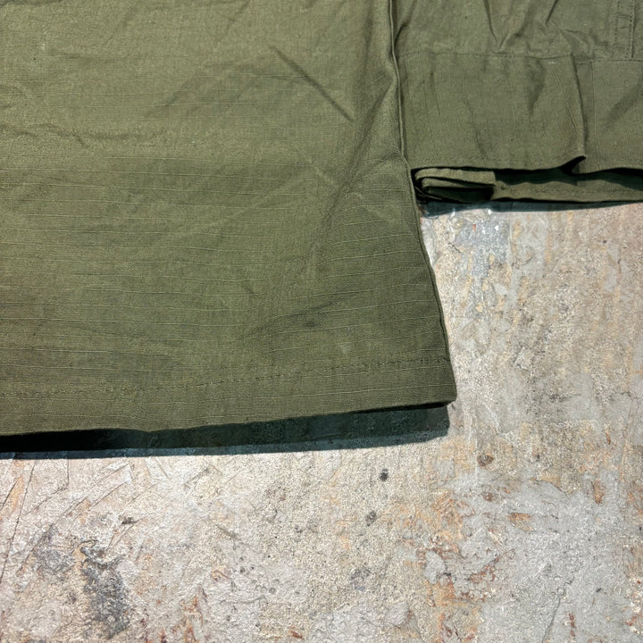 Used clothing Made in USA 60's U.S.ARMY/US Army/Jungle Fatigue Jacket/4th/Ripstop fabric/Size X-Large - Regular