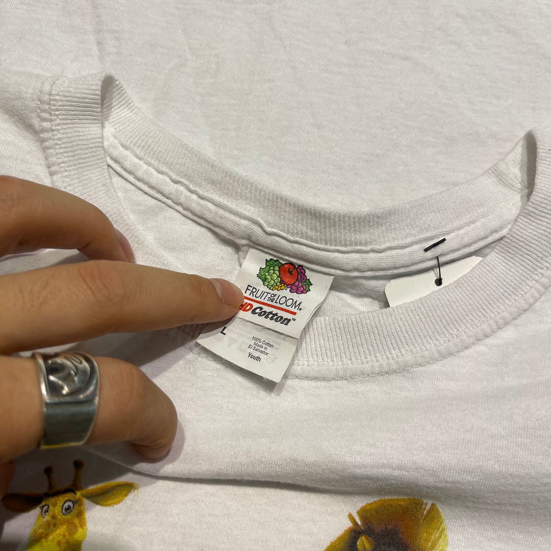 Used clothing FRUIT OF THE LOOM / Roar Life Is Wild God Is Good / 2019 / Printed T-shirt / Size L