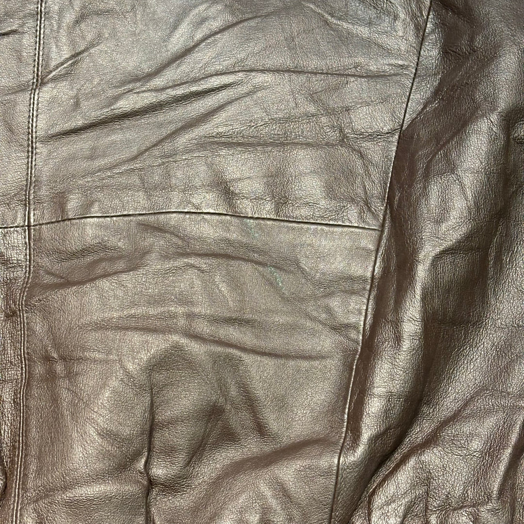 Used clothing 90's ST.JOHN'SBAY/ St.JOHN'SBAY/ Zip-up leather jacket/ Size XL