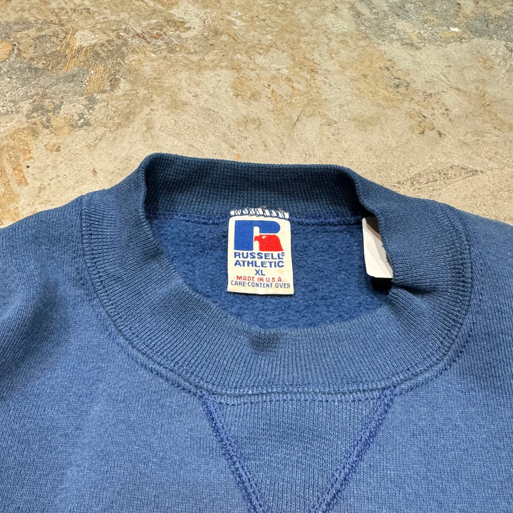 旧衣服90's USA制造RUSSELL / RUSSELL / crunexwet /尺寸XL