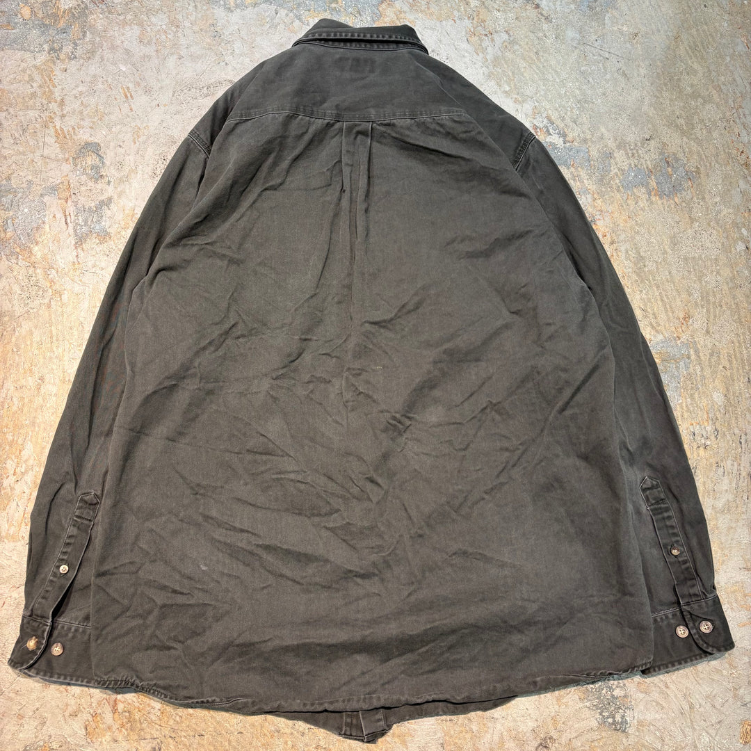 Used clothing carhartt/Carhartt/Button-down long sleeve shirt/Plain/Size L