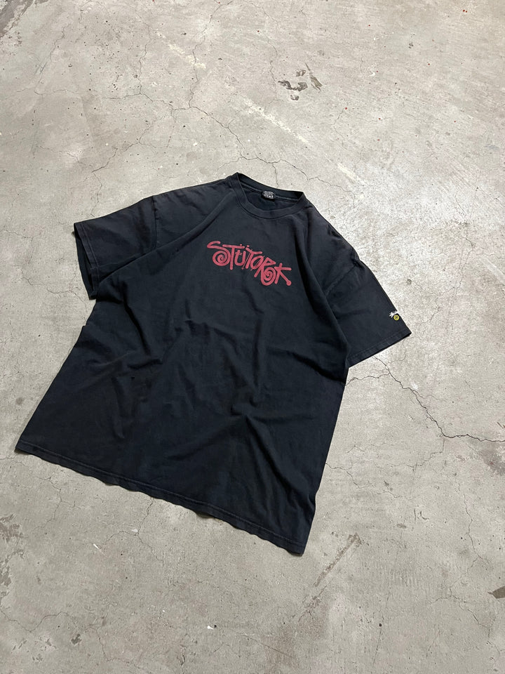 #MA47 Second-hand clothing STUSSY/Short Sleeve Tee/Printed T-shirt/Size XL