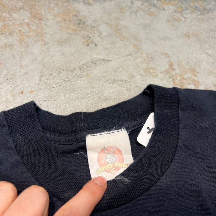 古着 98's トゥイーティー/ワーナー・ブラザース/ルーニー・テューンズ/スクリーンスターズ/ヴィンテージ シングルステッチ プリントTシャツ/サイズM