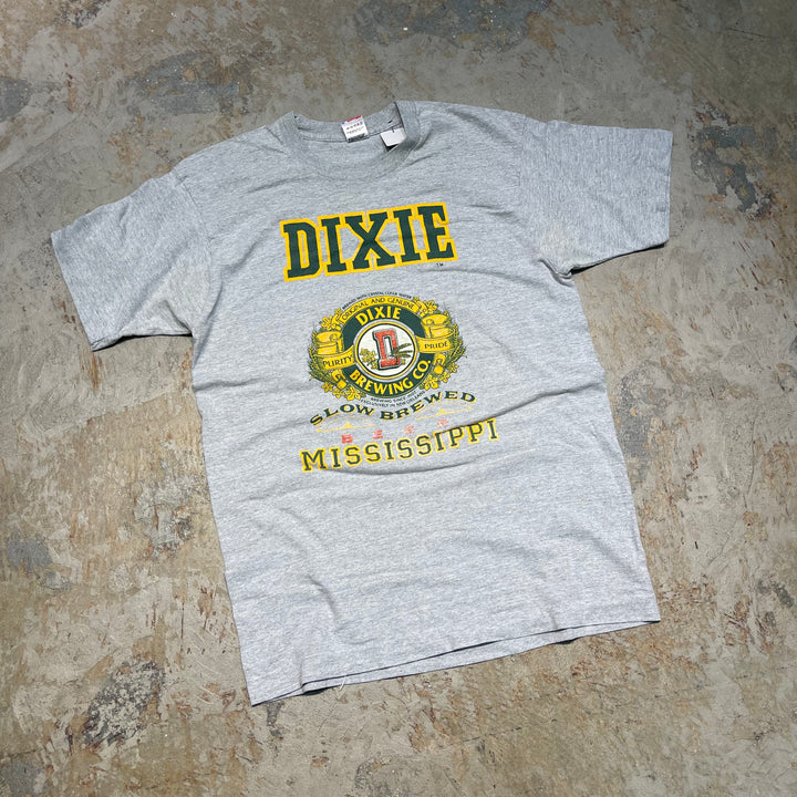 #4840 古着 90's FRUIT OF THE LOOM/ディキシー ブリューイング/ビール/USA製/Tシャツ/ヴィンテージ/シングルステッチ/サイズL