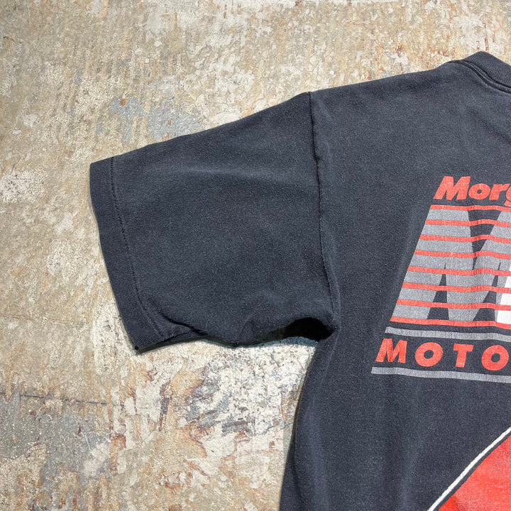 古着 95's USA製 USAVINTAGE / MORGAN-Mcclure motorsports / カーレースチーム / スターリング・マーリン #4 / ヴィンテージ シングルステッチ プリントTシャツ / サイズM