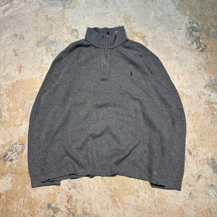 二手POLO by Ralph Lauren/ POLO by Ralph Lauren/半拉链针织毛衣/尺码XL