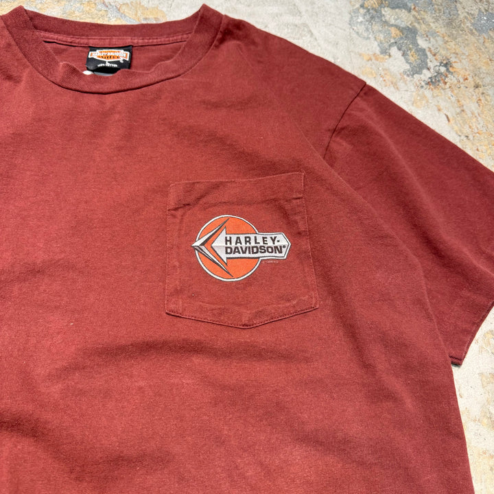 古着 USA製 Harley-Davidson/ハーレーダビッドソン/ プリントTシャツ / PRESTONSBURG, KY/ サイズL