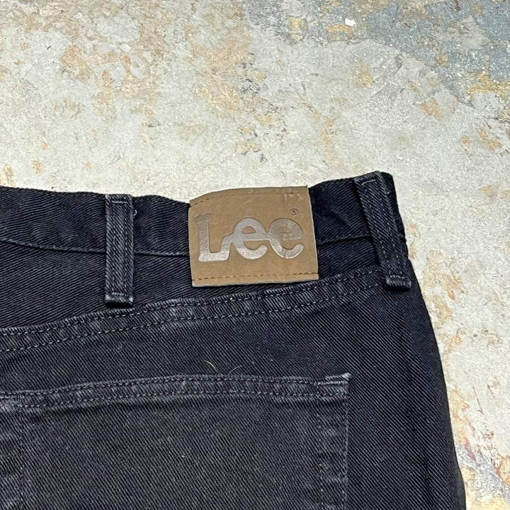 #4192 古着 Lee/リー/Black Denim Pants/ブラックデニムパンツ/RELAKED FIT/サイズ42×30