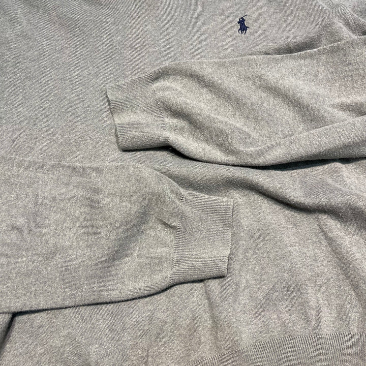 #3688古着/ラルフローレン/POLObyRalphLauren/コットンニット/Cottonknit/Vネック/サイズL