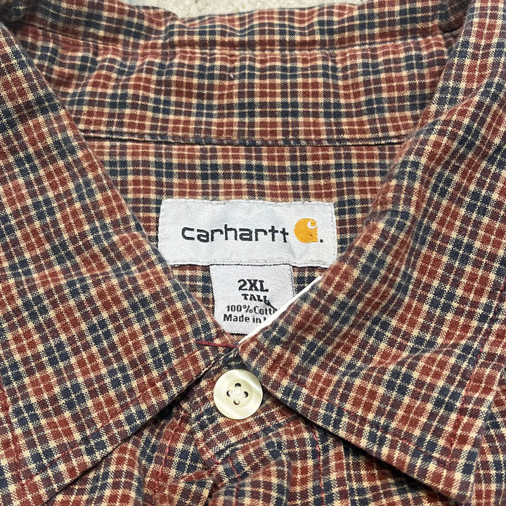 #4371 古着 Carhartt/カーハート/Long Sleeve Shirt/長袖シャツ/チェック柄/サイズ2XL