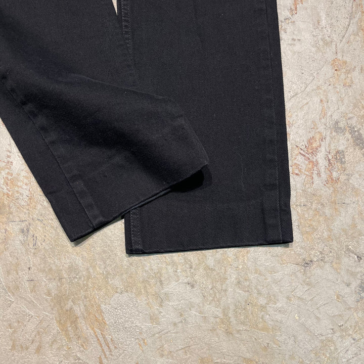 #4769 Used clothing LEVI'S/Levi's/505-02/Black denim pants/Black denim pants/Made in Spain/Size 30 x 34