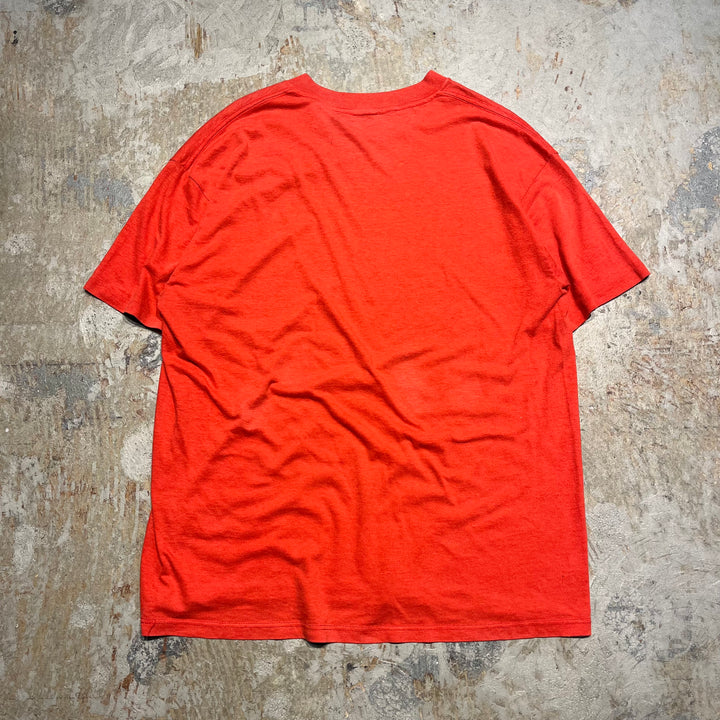 중고 의류 80 년대 Tora/Moscow 서커스/빈티지 싱글 스티치 인쇄 티셔츠/크기 L-XL에 해당합니다.