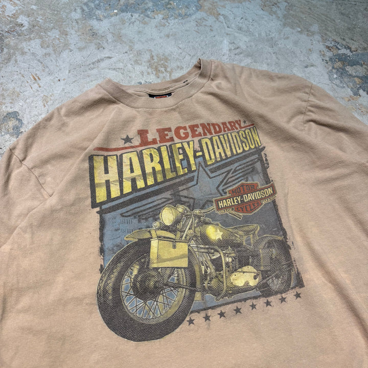 古着 Harley-Davidson/ハーレーダビッドソン/ プリントロングTシャツ/ XL