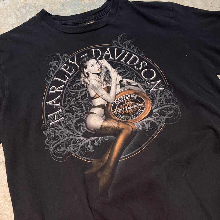 古着 USA製 Harley-Davidson/ハーレーダビッドソン/ プリントTシャツ/ サイズL