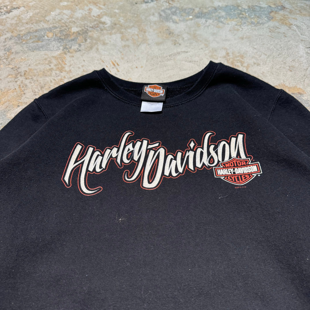Used clothing HARLEY-DAVIDSON/ Harley Davidson/ Crew neck sweatshirt/ El Paso, Texas/ Equivalent to size S