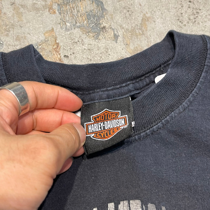 古着 USA製 Harley-Davidson/ハーレー ダビッドソン / フロリダ州ニューポートリッチー 湾岸 ストア / プリントTシャツ / サイズM
