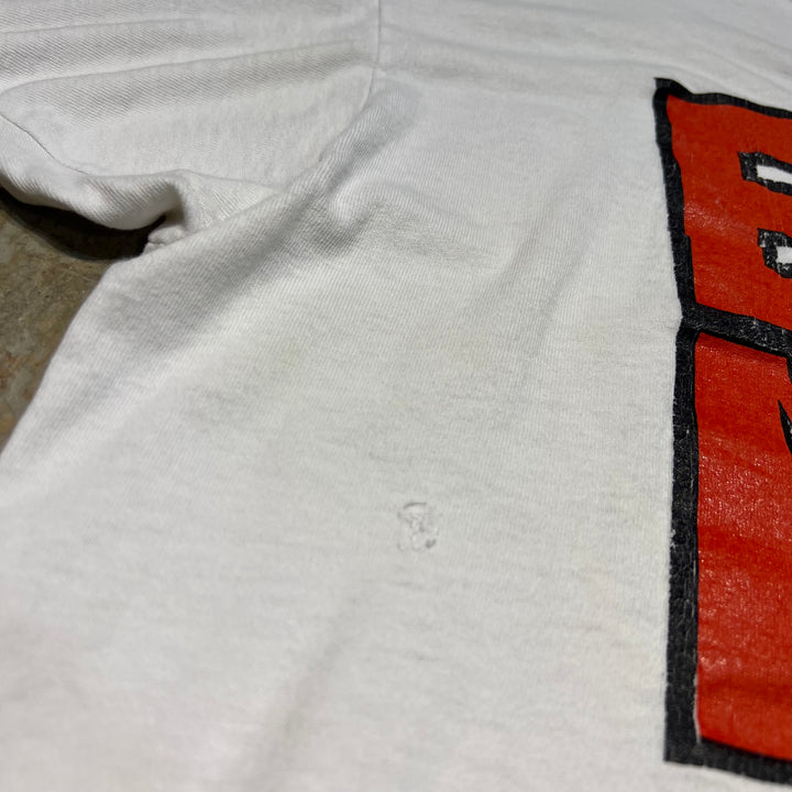 古着 USA製 90's フルーツオブザルーム/EAT MEXICAN/ツーソン アリゾナ州/ヴィンテージ シングルステッチ プリントTシャツ/サイズXL