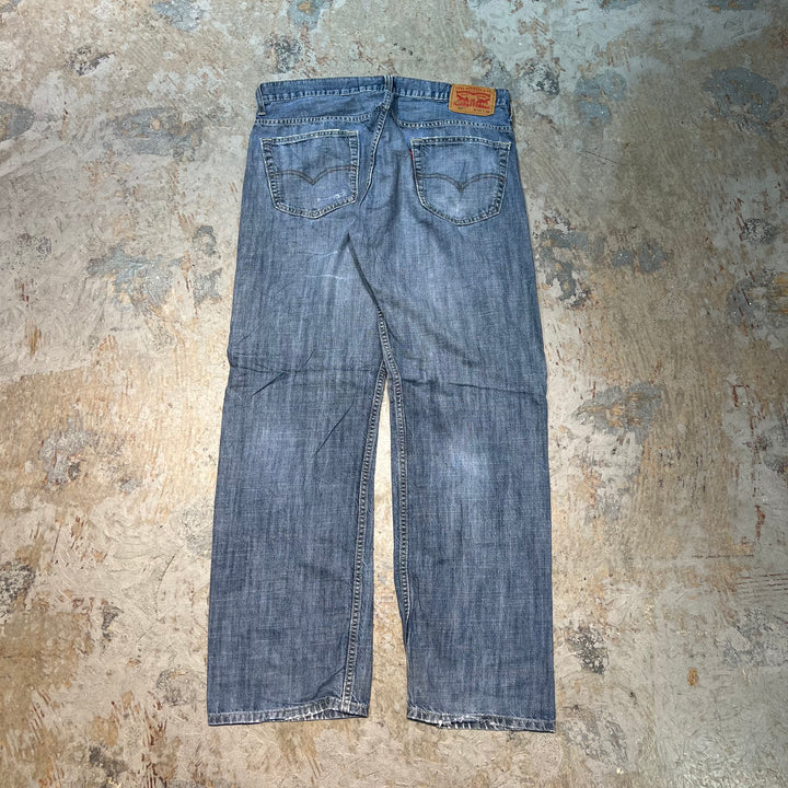 二手衣服Levi的/Levi的/牛仔褲/牛仔褲/569/實際尺寸36 x 31