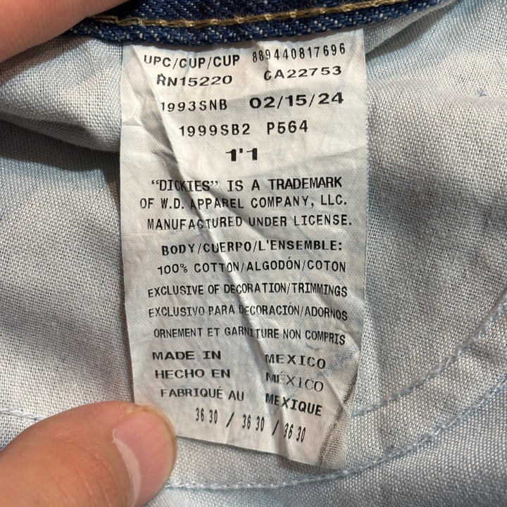 Dickies, Dickies, 화가 데님 바지, 실제 크기 : 35 x 29