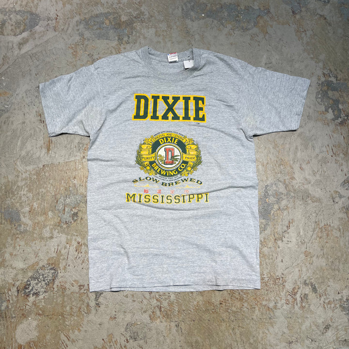 #4840 古着 90's FRUIT OF THE LOOM/ディキシー ブリューイング/ビール/USA製/Tシャツ/ヴィンテージ/シングルステッチ/サイズL