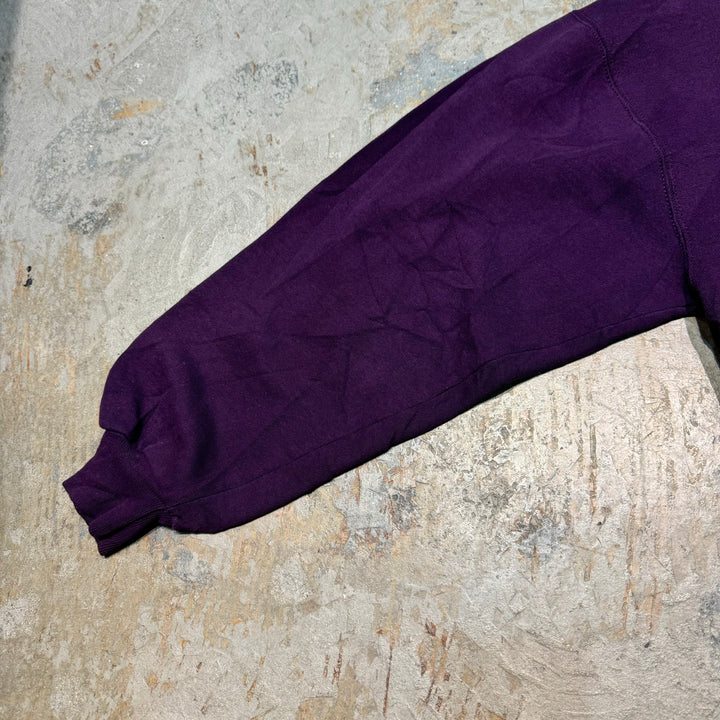 Used clothing Made in USA 80's~ RUSSELLATHLETIC/Russell Athletic/Crew neck blank sweatshirt/Plain/Size XL